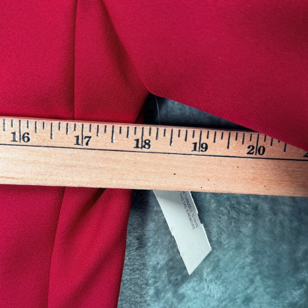 NWT R&M Richards Red Skirt Suit‎ 8 Petite Embellished Evening Church Holiday Set